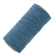 Linhasita waxed thread spool for micro macramé 0.5 mm - Capri blue (226) x335m|raw }}