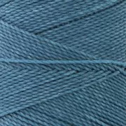Linhasita waxed thread spool for micro macramé 0.5 mm - Capri blue (226) x335m