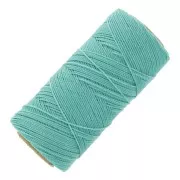 Linhasita waxed thread spool for micro macramé 0.5 mm - Frosted blue (231) x335m