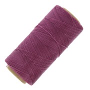 Linhasita waxed thread spool for micro macramé 0.5 mm - Prune (360) x335m|raw }}