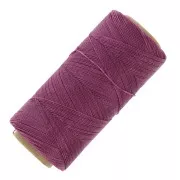 Linhasita waxed thread spool for micro macramé 0.5 mm - Prune (360) x335m