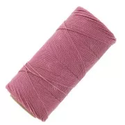Linhasita waxed thread spool for micro macramé 0.5 mm - Dusty Rose (962) x335m