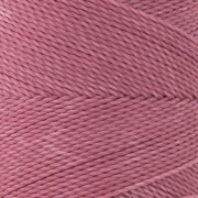 Linhasita waxed thread spool for micro macramé 0.5 mm - Dusty Rose (962) x335m
