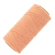 Linhasita waxed thread spool for micro macramé 0.5 mm - Tangerine (238) x335m