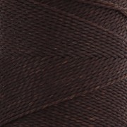 Linhasita waxed thread spool for micro macramé 0.75 mm - Café (496) x228m