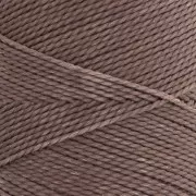 Linhasita waxed thread spool for micro macramé 0.75 mm - Taupe (366) x228m