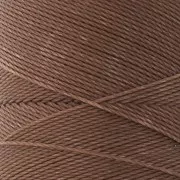 Linhasita waxed thread spool for micro macramé 0.75 mm - Sable (214) x228m