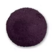 Woven beads 14mm Purple x6