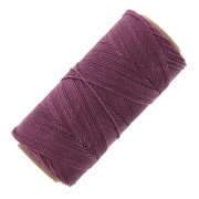 Linhasita waxed thread spool for micro macramé 0.75 mm - Prune (360) x228m|raw }}