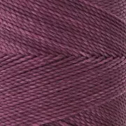 Linhasita waxed thread spool for micro macramé 0.75 mm - Prune (360) x228m