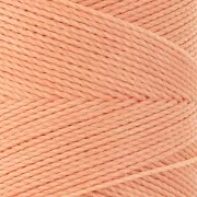 Linhasita waxed thread spool for micro macramé 0.75 mm - Tangerine (238) x228m