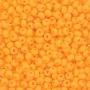 Preciosa Seed beads 9/0 2.5 mm - Orange Opaque x20g