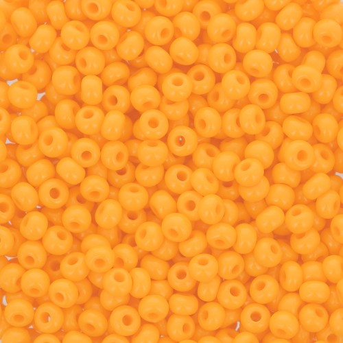 Preciosa Seed beads 9/0 2.5 mm - Orange Opaque x20g