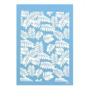Silk Screen Moiko for polymer clay 74x105 mm - Acacia Leaves Pattern 12.05 x1