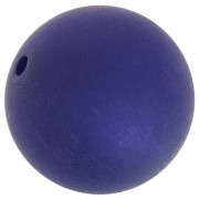 12mm Polaris round bead - Dark Indigo x1|raw }}