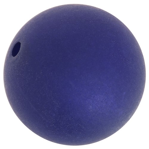 12mm Polaris round bead - Dark Indigo x1