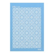 Silk Screen Moiko for polymer clay 74x105 mm Rhombus Ethnic Pattern 11.09 x1|raw }}