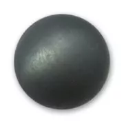20mm Polaris round bead - Jet Hematite x1