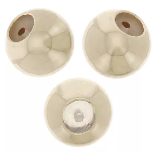 4mm Gold-filled Stopper bead with a 0.6mm hole x2