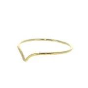 Gold-Filled chevron ring - Size 57 x1