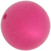 20mm Polaris round bead - Fuchsia x1