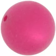 20mm Polaris round bead - Fuchsia x1