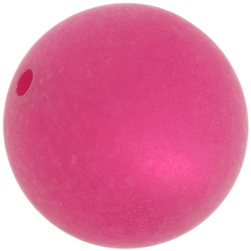 20mm Polaris round bead - Fuchsia x1