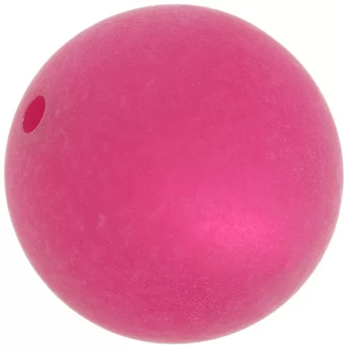 20mm Polaris round bead - Fuchsia x1