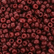 Miyuki Duracoat seed beads 8/0 4469 - Opaque Jujube x8g|raw }}