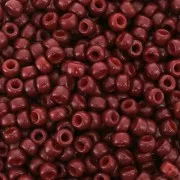 Miyuki Duracoat seed beads 8/0 4469 - Opaque Jujube x8g