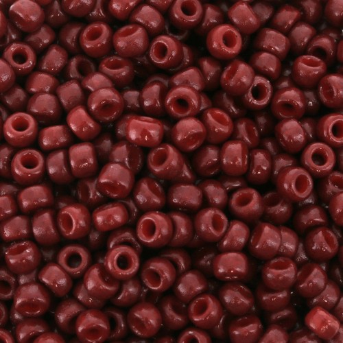 Miyuki Duracoat seed beads 8/0 4469 - Opaque Jujube x8g