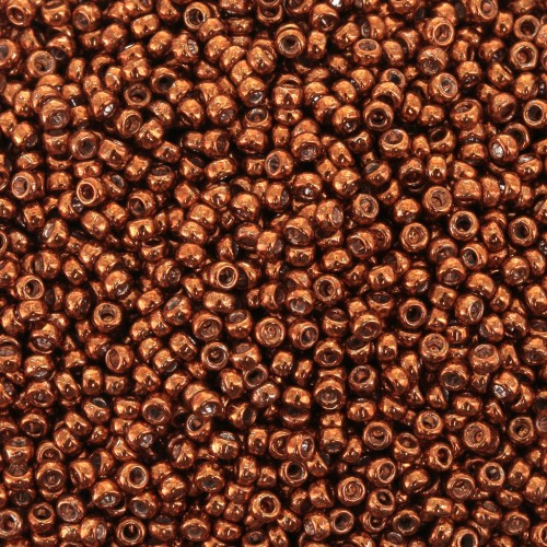 Miyuki Seed Beads 15/0 1073 - Galvanized Burnt Orange x8g