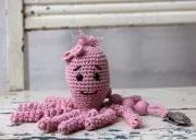 15mm Lavender/Grey/White silicone beads for pacifier x7