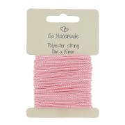 1.5mm Pink Polyester Cord for pacifier x10 m|raw }}
