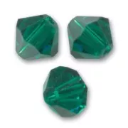 PureCrystal 5328 2.5 mm crystal bicones - Emerald x50