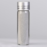 50 to 630µm Preciosa Ornella Silver Glass Microbeads No-hole x50g