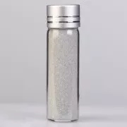 50 to 630µm Preciosa Ornella Silver Glass Microbeads No-hole x50g