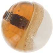 Aventurine Murano 15mm Topaz x1|raw }}