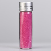 50 to 630µm Preciosa Ornella Dark Pink Glass Microbeads No-hole x50g