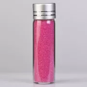 50 to 630µm Preciosa Ornella Dark Pink Glass Microbeads No-hole x50g