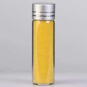 50 to 630µm Preciosa Ornella Dark Yellow Glass Microbeads No-hole x50g