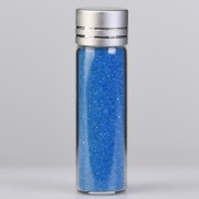 50 to 630µm Preciosa Ornella Blue Glass Microbeads No-hole x50g