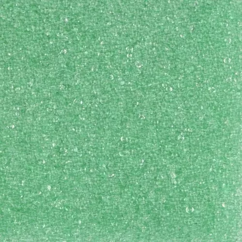 50 to 630µm Preciosa Ornella Green Glass Microbeads No-hole x50g