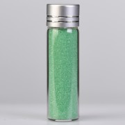 50 to 630µm Preciosa Ornella Green Glass Microbeads No-hole x50g