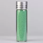 50 to 630µm Preciosa Ornella Green Glass Microbeads No-hole x50g