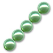 Pearly beads 8mm Light Green x25|raw }}