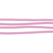Sheathed elastic cord 1mm Light Rose x 19 m