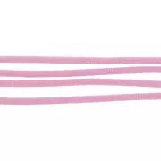 Sheathed elastic cord 1mm Light Rose x 19 m