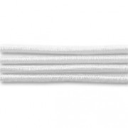 Sheathed elastic cord 1mm White x 19 m