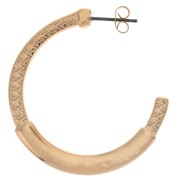 39mm ethnic hoop earrings in zamac to decorate ?" Rose Gold Tone x2|raw }}